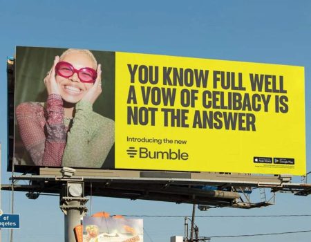 Bumble Celibacy Billboards